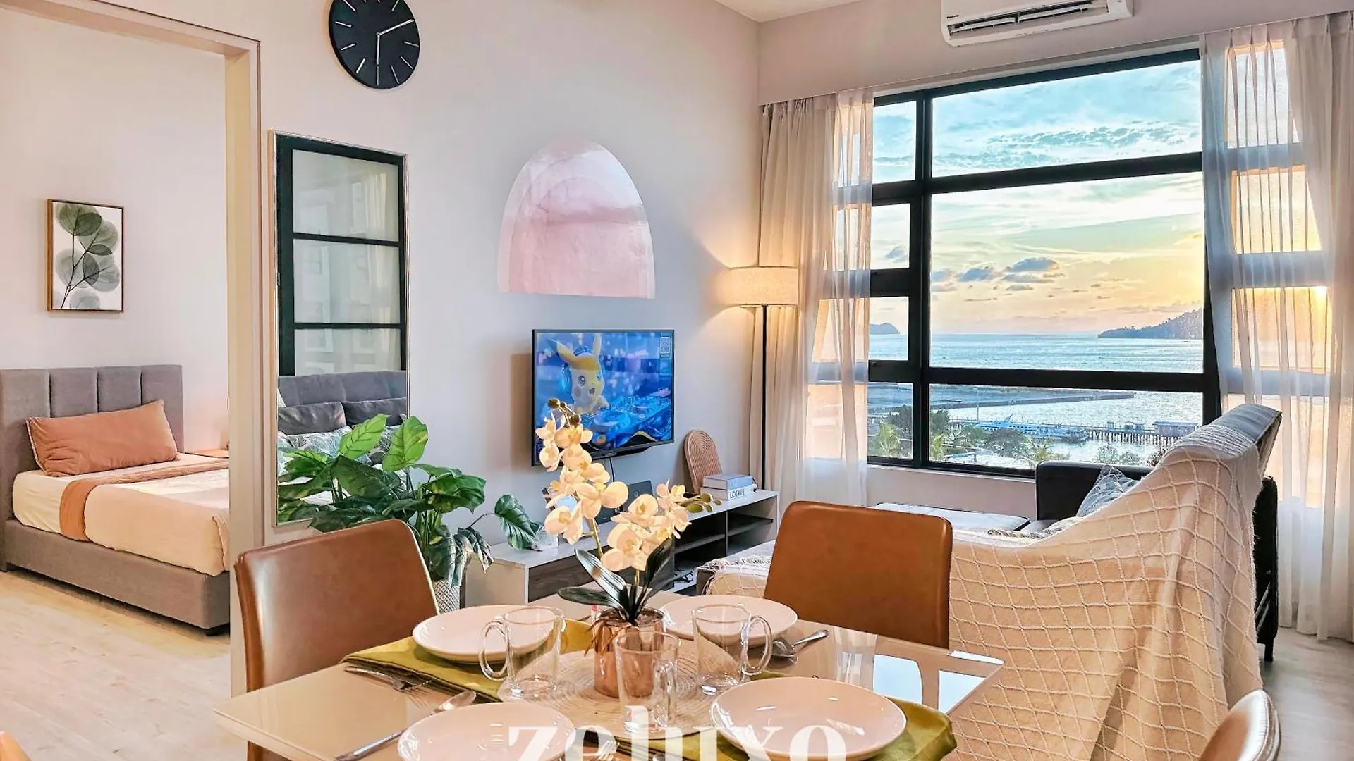 Apartament #5 Jesselton Quay City Pads Seaview By Zeluxo Kota Kinabalu